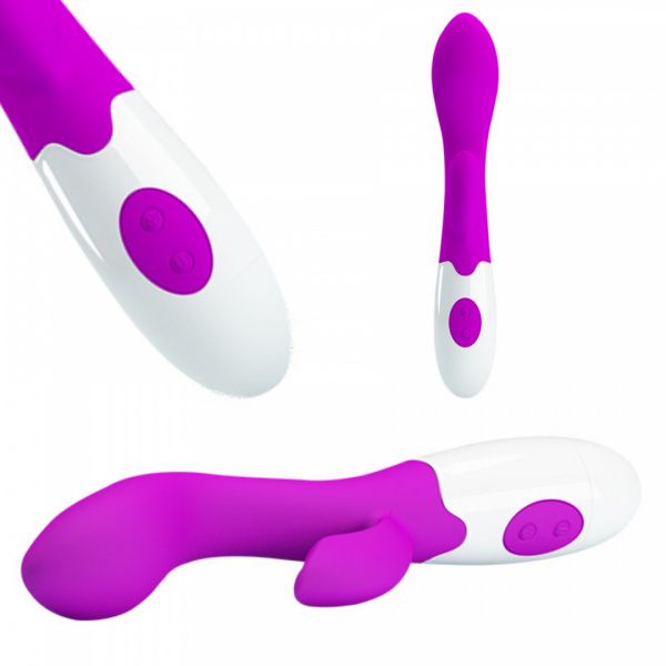 Вибратор- кролик Pretty Love Brighty, 20 см (фиолетовый)