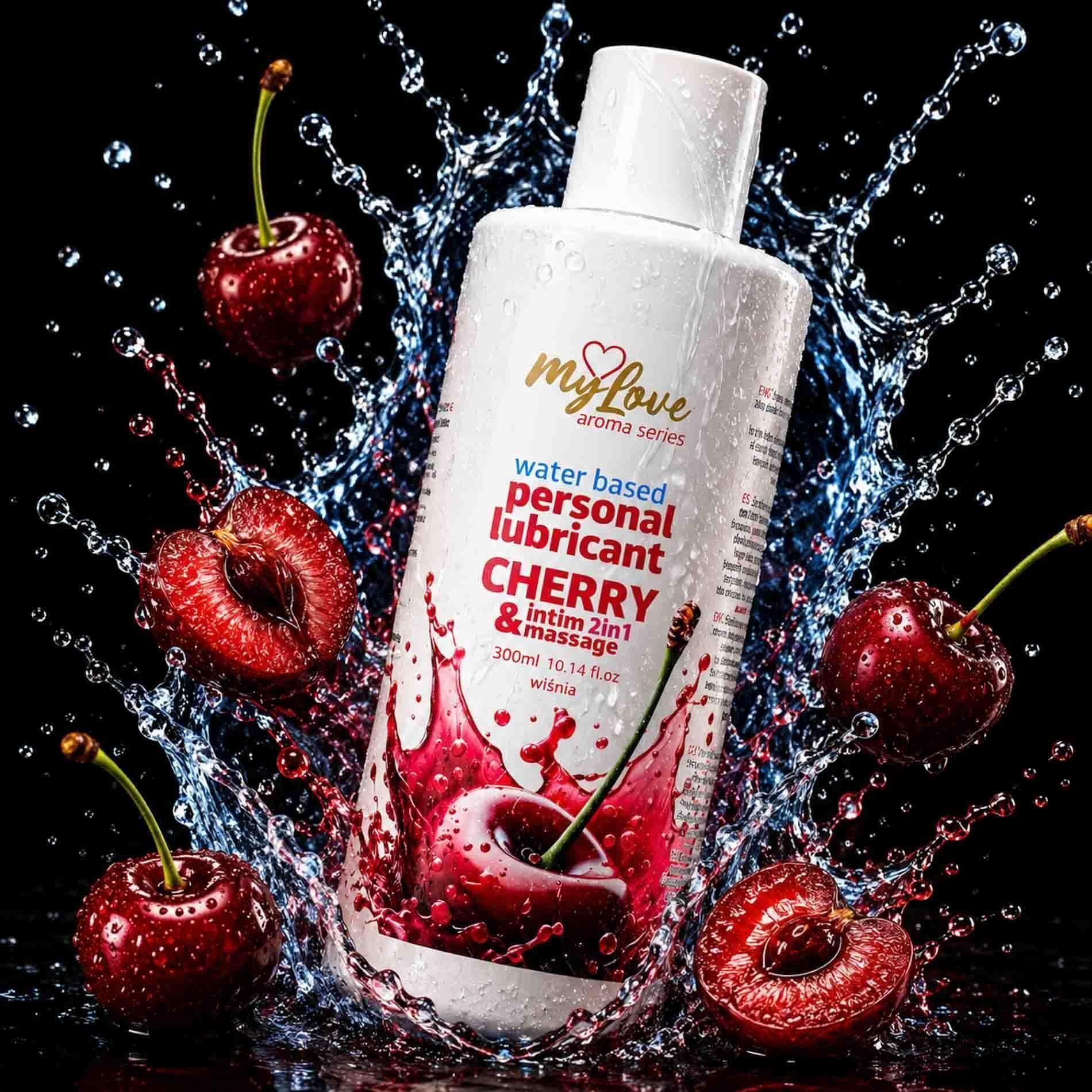 Лубрикант MyLove Aroma Series Intim&Massage 2in1 Cherry, 300 мл
