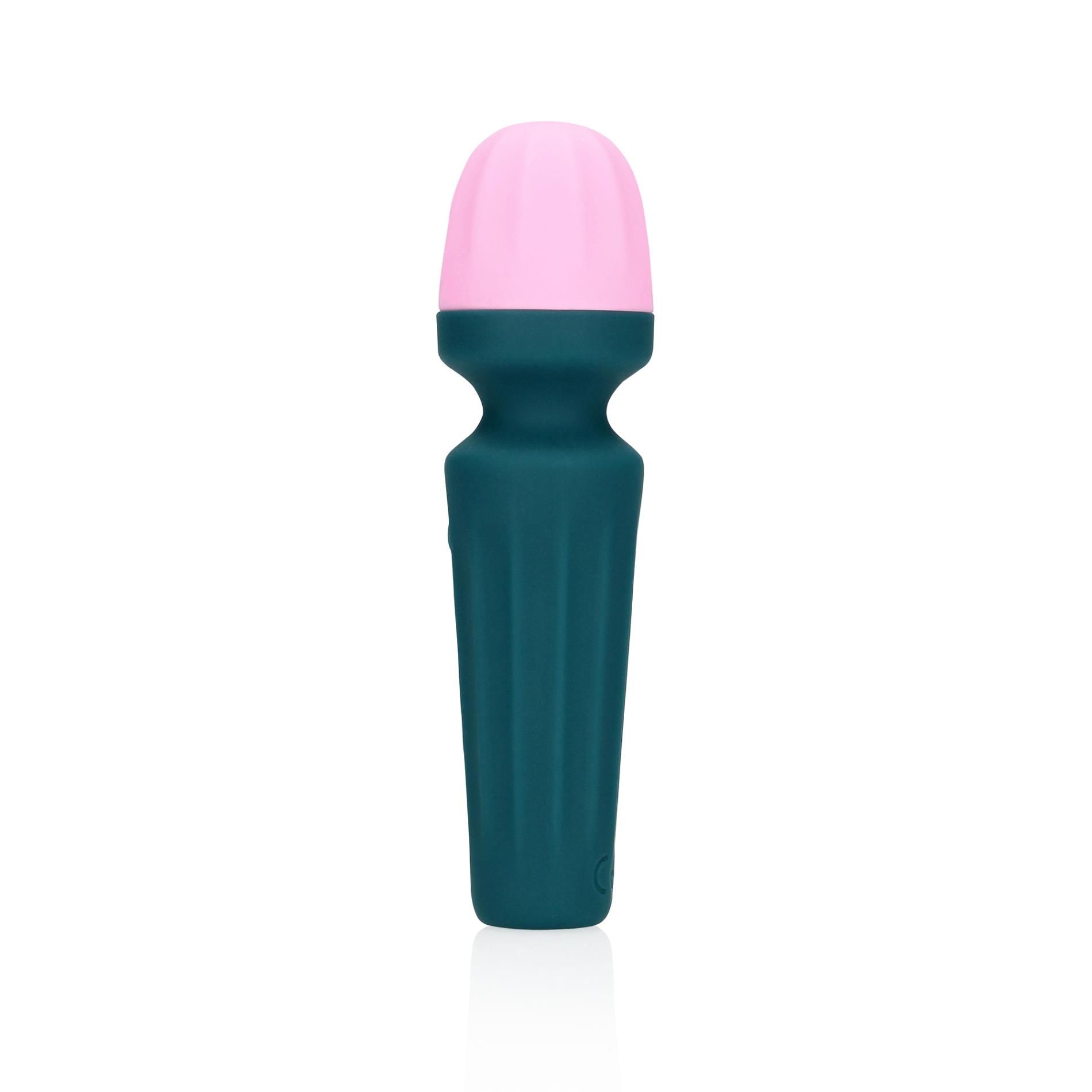 Вибратор Loveline Mini Wand Ancient Sea, 11 см (синий)