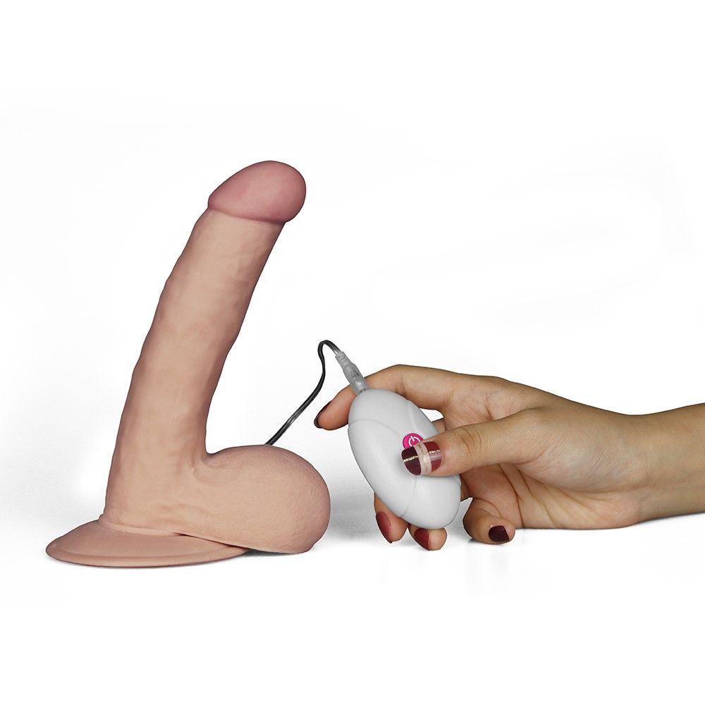 Вибратор Lovetoy The Ultra Soft Dude 7.5", 18 см (телесный)