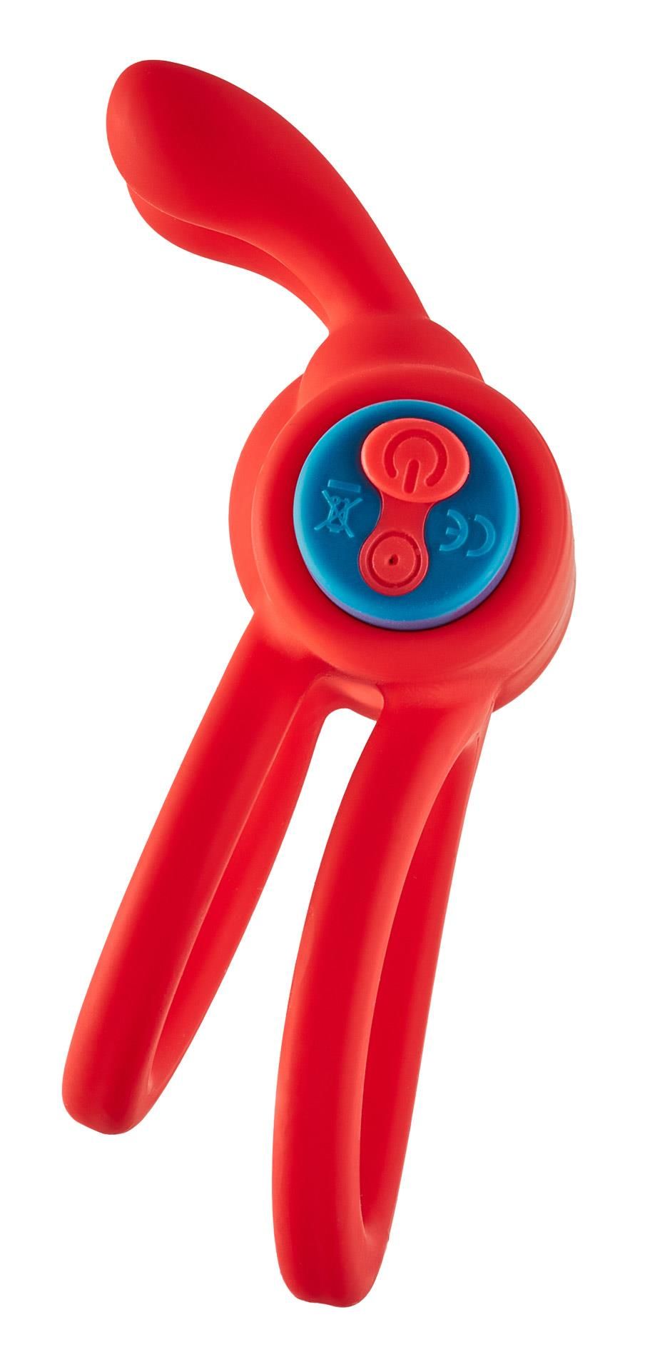 Pierścień erekcyjny Dream Toys Thrill Ring, 10 cm (czerwony)