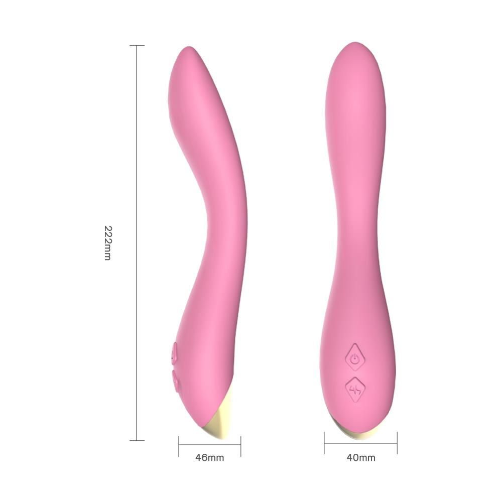 Вибратор Boss Series Flamingo, 22 см (розовый)