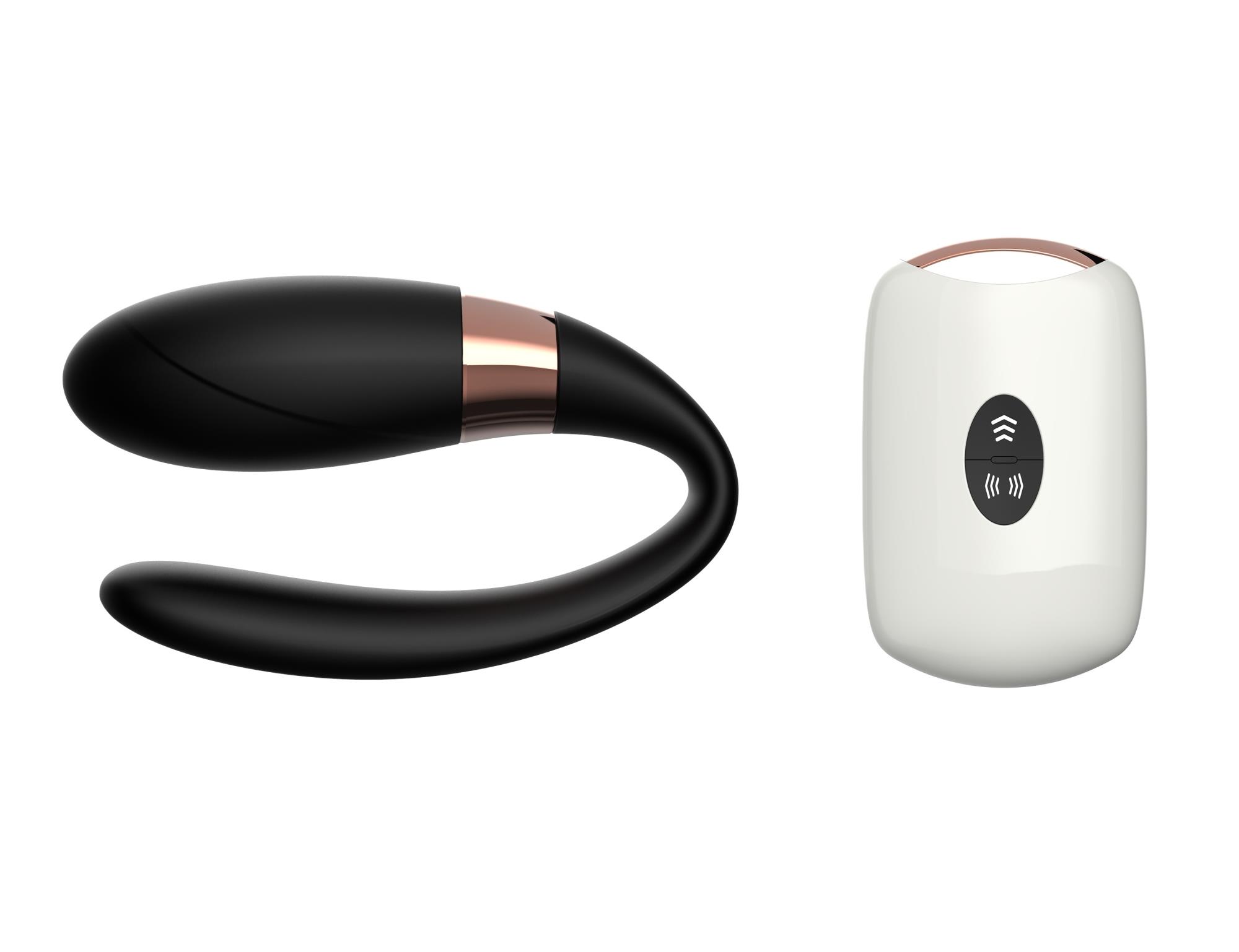 Вибратор Boss Series V-Vibe, 9 см (черный)