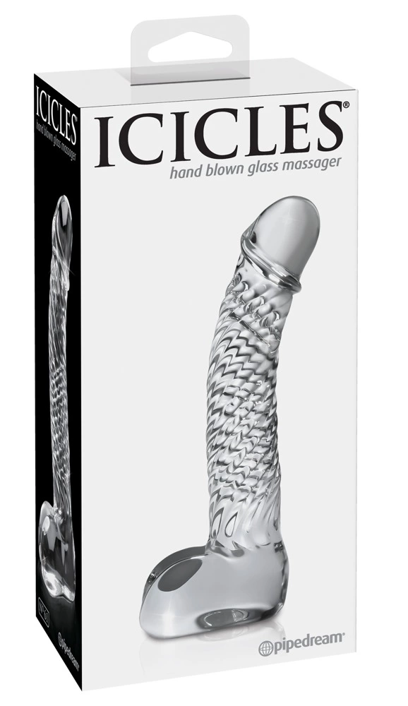 Фаллоимитатор Icicles Model 61, 16.5 см (прозрачный)