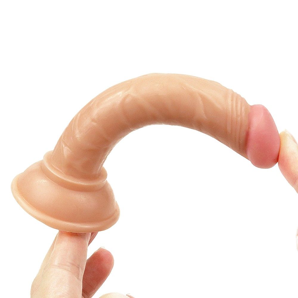 Фаллоимитатор LoveToy Enduro Blaster Realistic Dong, 14 см (телесный)