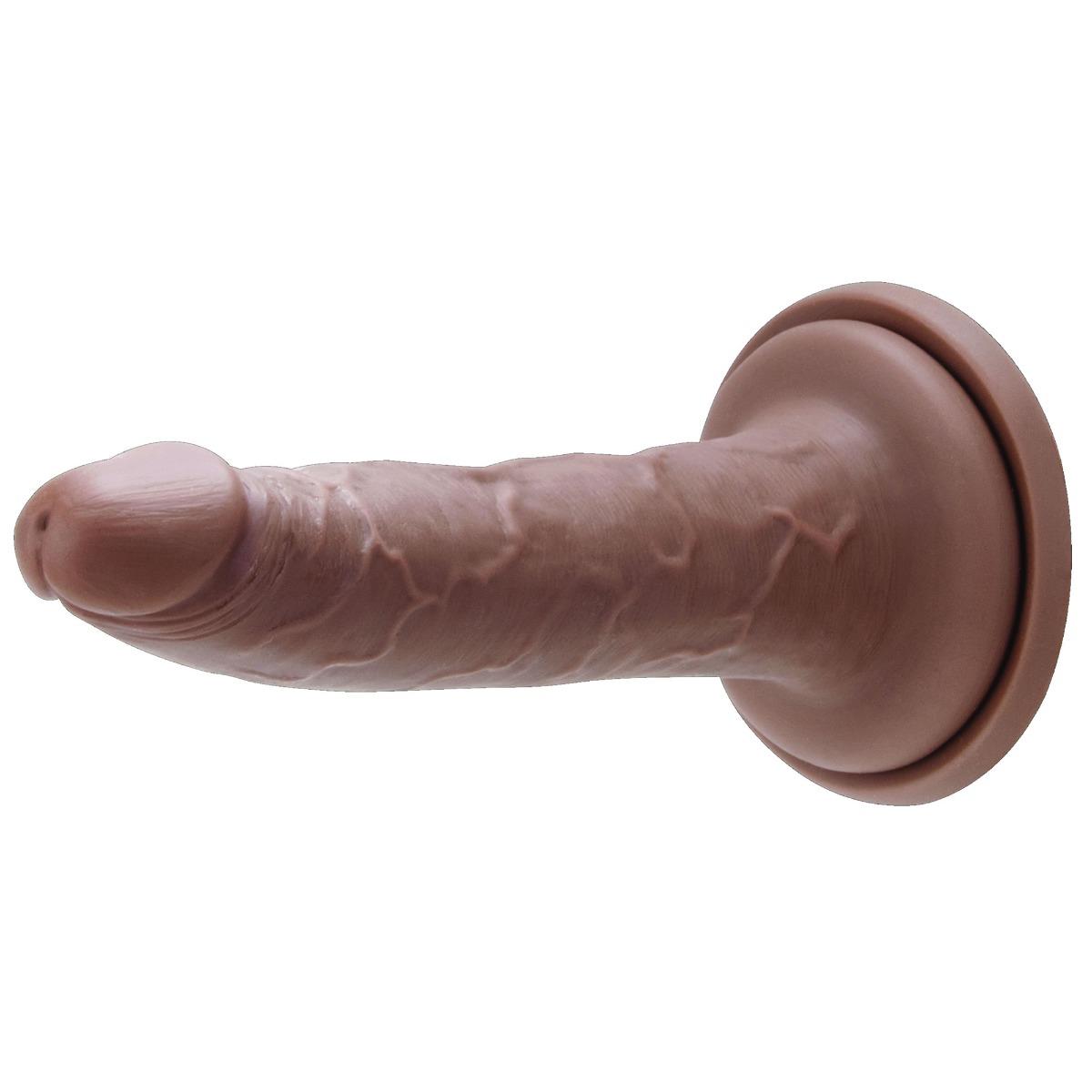 Фаллоимитатор Me You Us Silicone Ultra Cock 7 in, 17.8 см (коричневый)