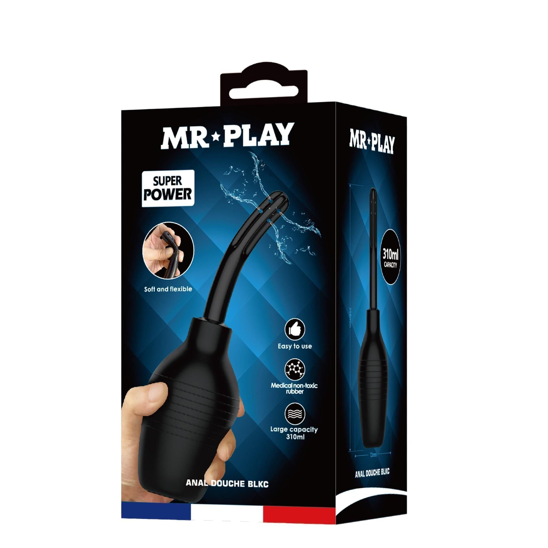 Анальный душ MR Play Anal Douche BLKC, 310 мл (черный)