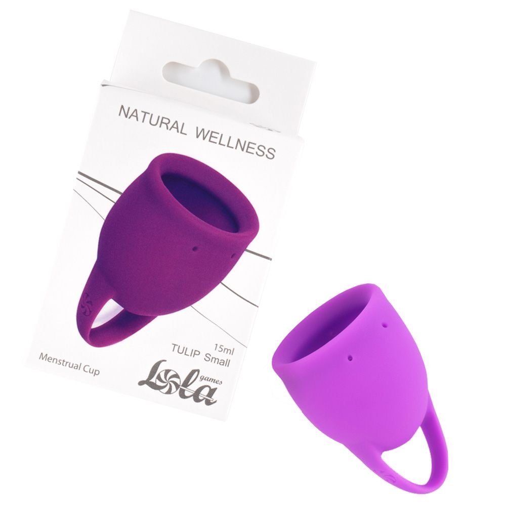 Менструальная чаша Lola Games Natural Wellness Magnolia, 15 мл (фиолетовый)