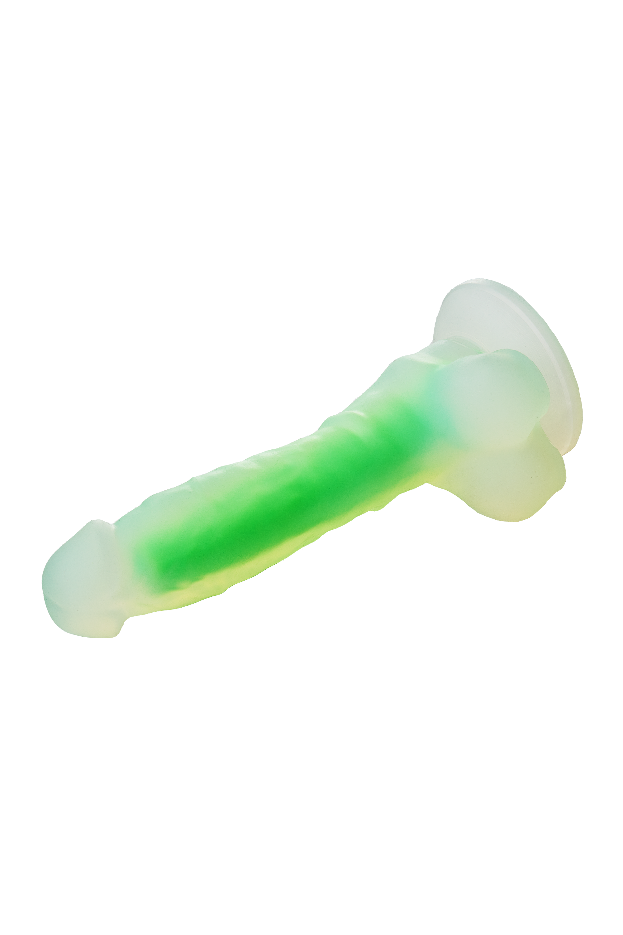 Фаллоимитатор Radiant Glow In The Dark Soft, 17,5 см (зеленый)