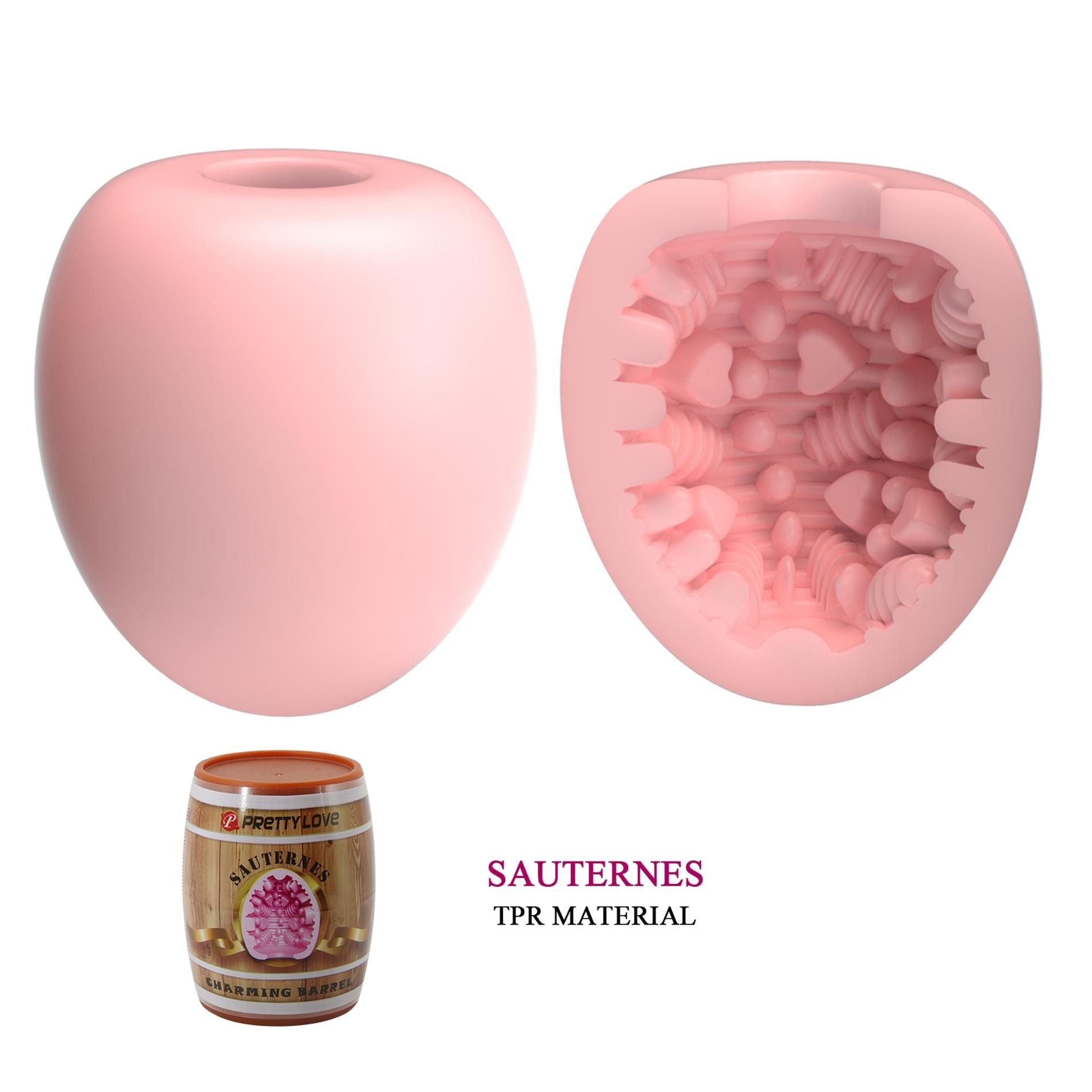 Мастурбатор яйцо Pretty Love Bourbon Charming Barrel (розовый)