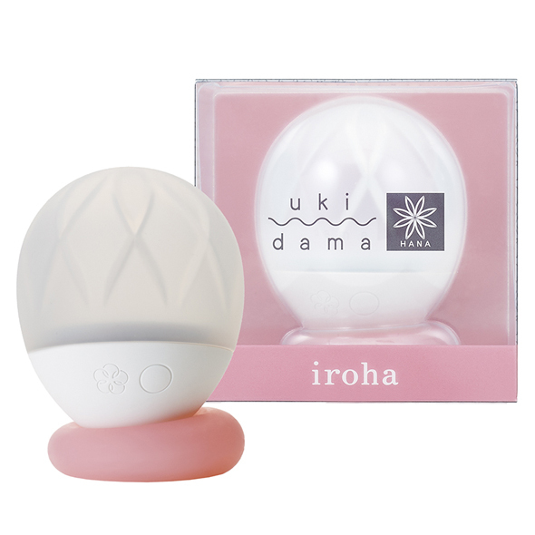 Вибратор-светильник Iroha by Tenga Ukidama Hana, 6.9 см (белый)