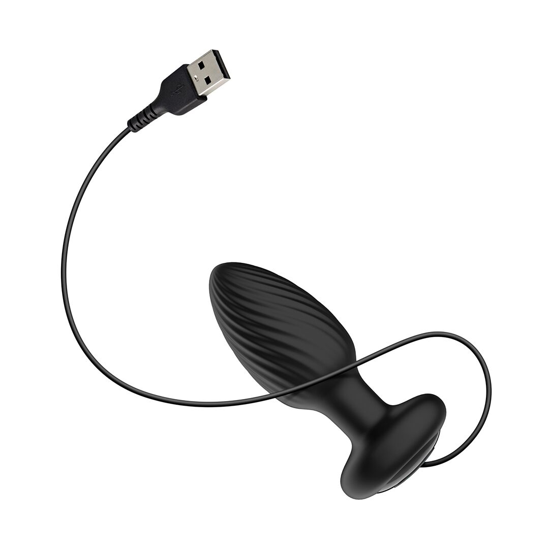 Korek analny Nexus Tornado Butt Plug Medium, 10,9 cm (czarny)