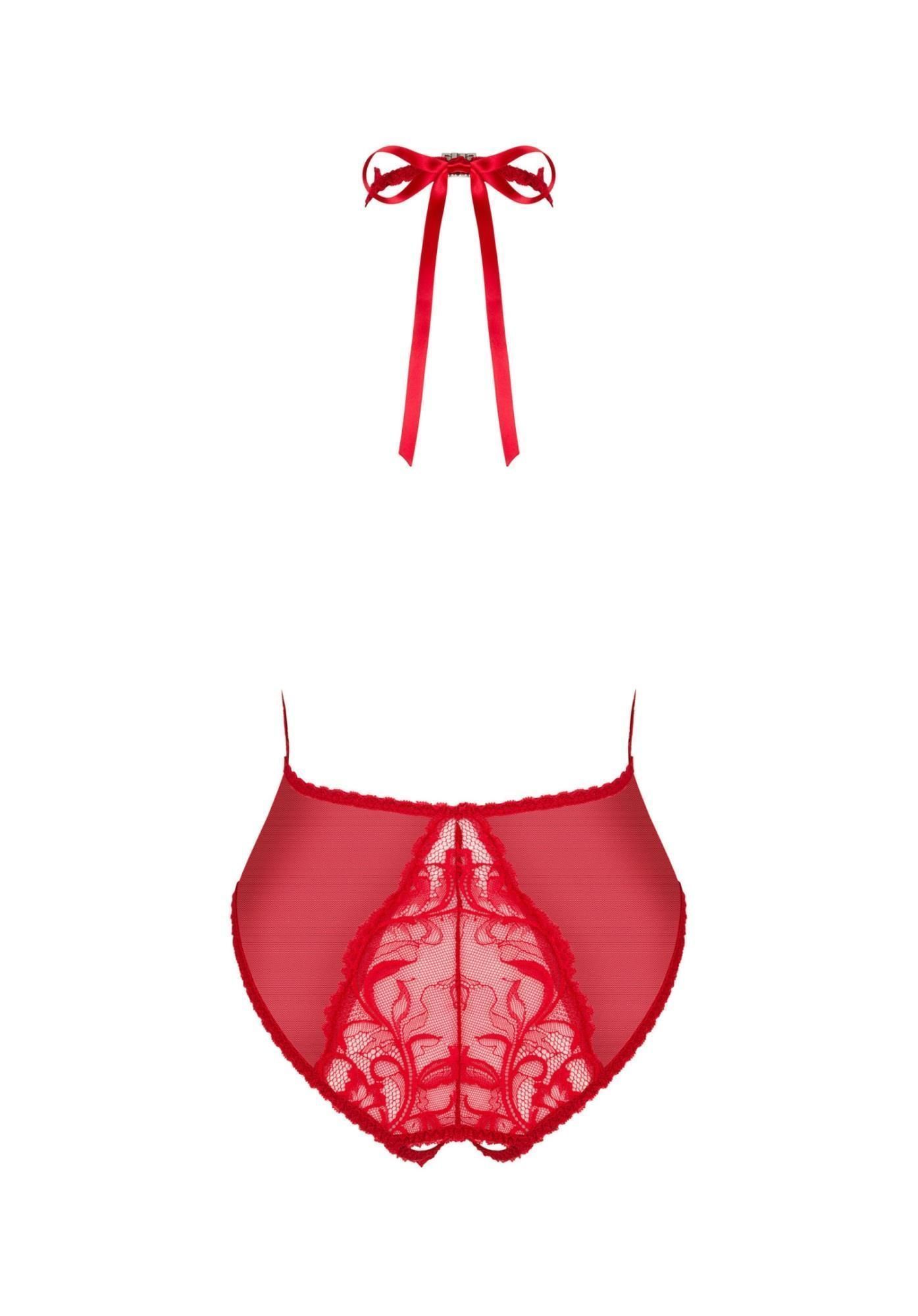 Боди Obsessive Dagmarie, M/L (красный)