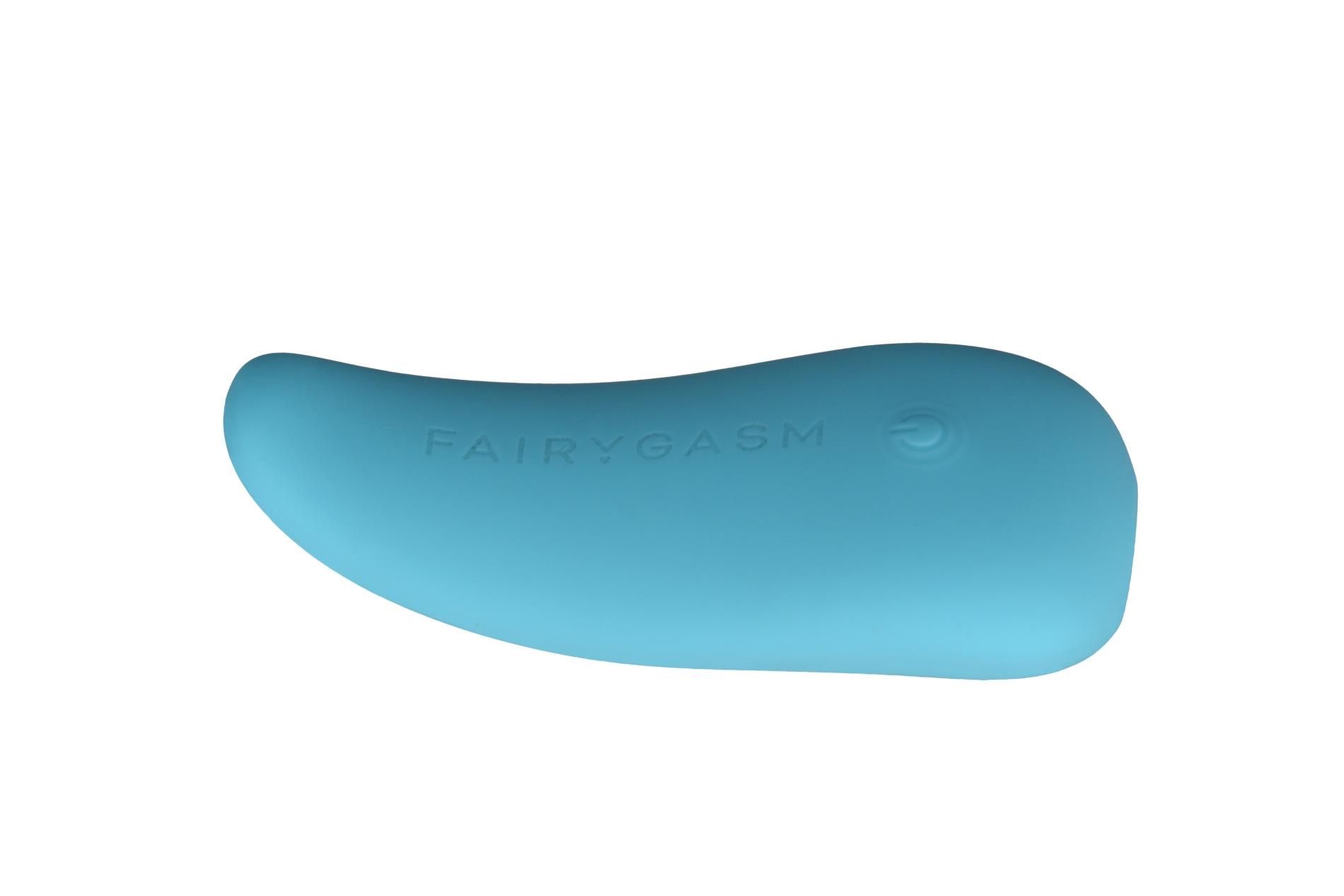 Вибратор FairyGasm ThrillLeaf, 9,8 см (голубой)