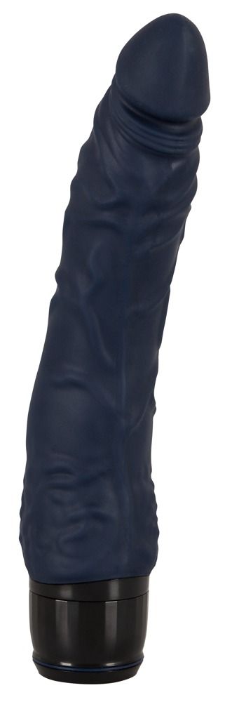 Вибратор Vibra Lotus Penis Grey Vibrator, 20 см (синий)