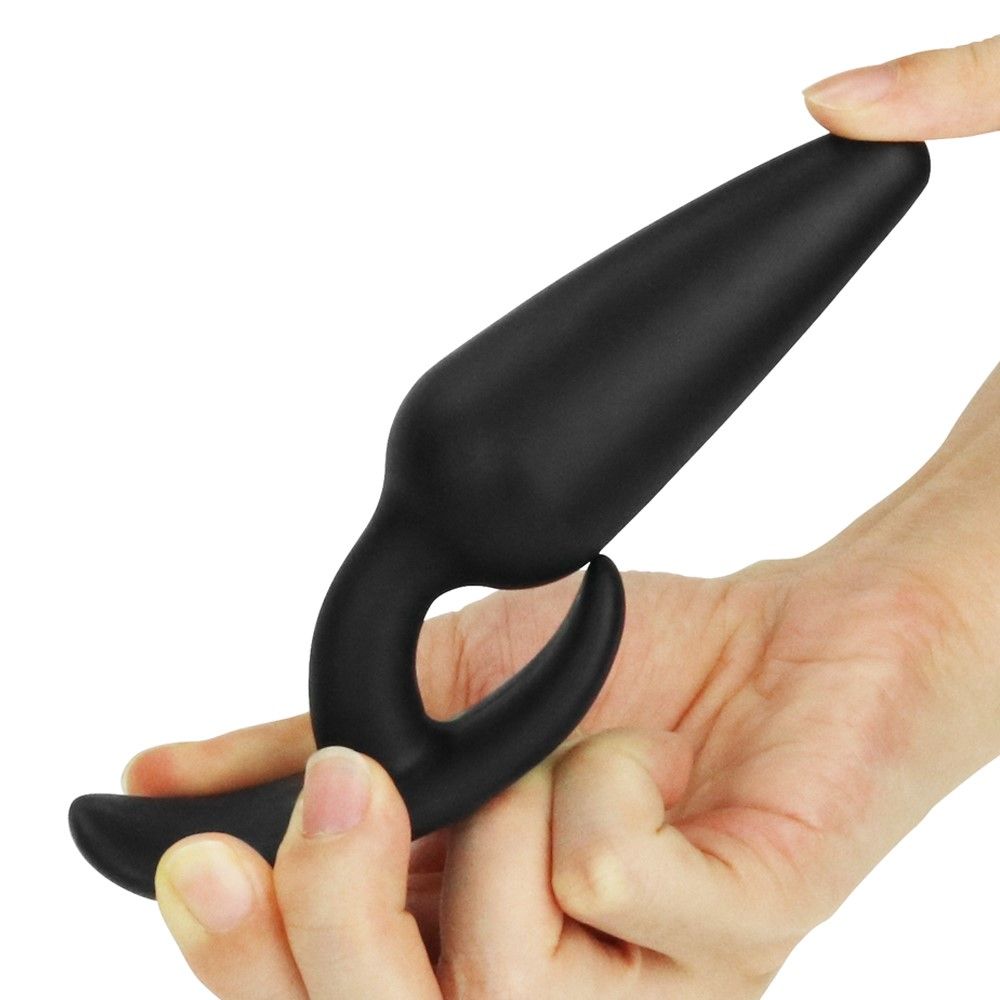 Анальная пробка Lure ME Classic Anal Plug L, 12,5 см (черный)