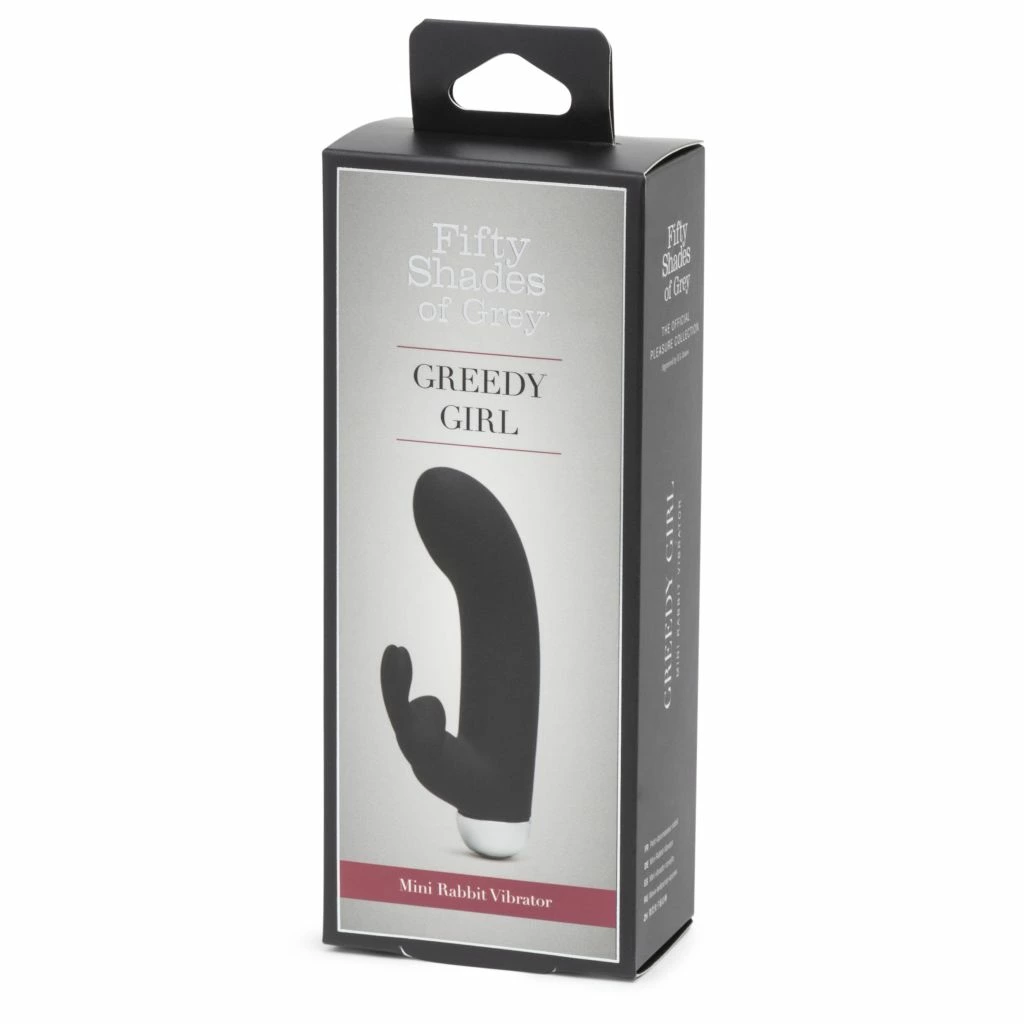 Мини вибратор-кролик Fifty Shades of Grey Greedy Girl, 13,9 см (черный)