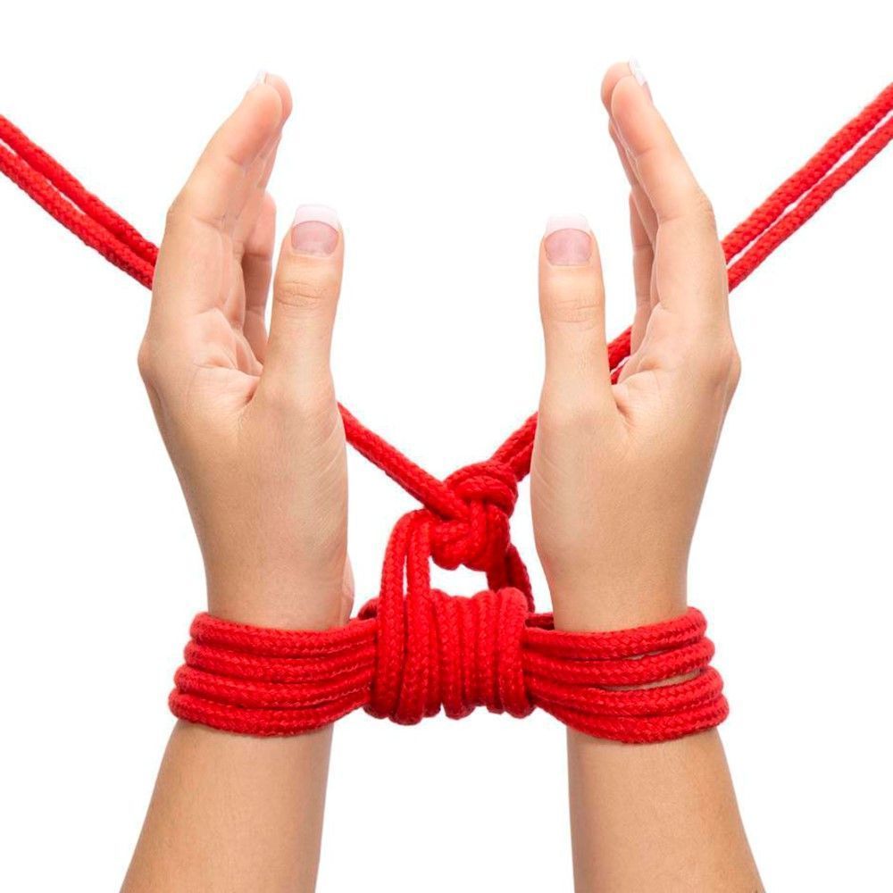 Lovetoy Bondage Rope - Lina do bondage, Czerwony