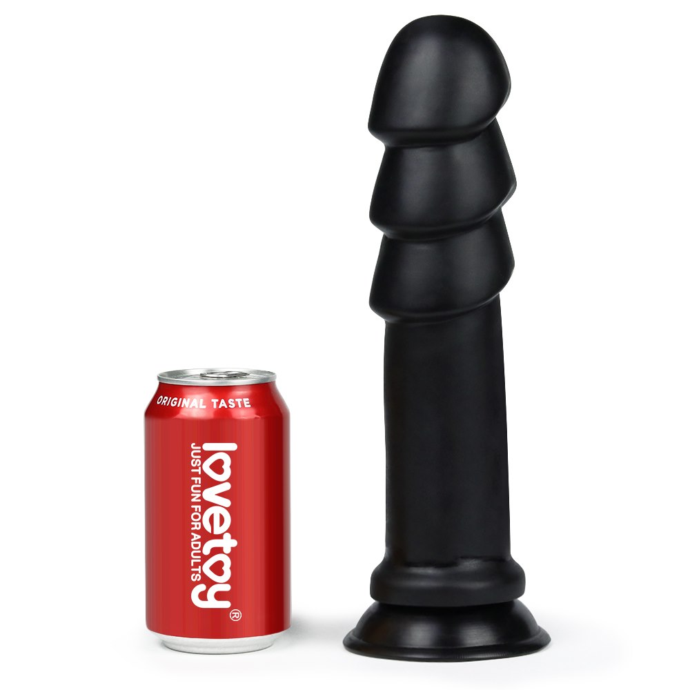 Фаллоимитатор King Sized Anal Ripples, 28.5 см (черный)