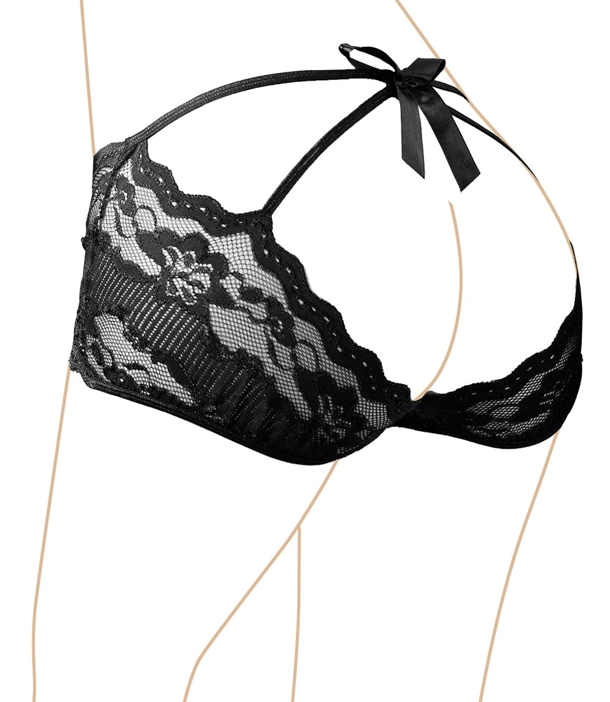 Трусики Cottelli Collection Panties, XL (черный)