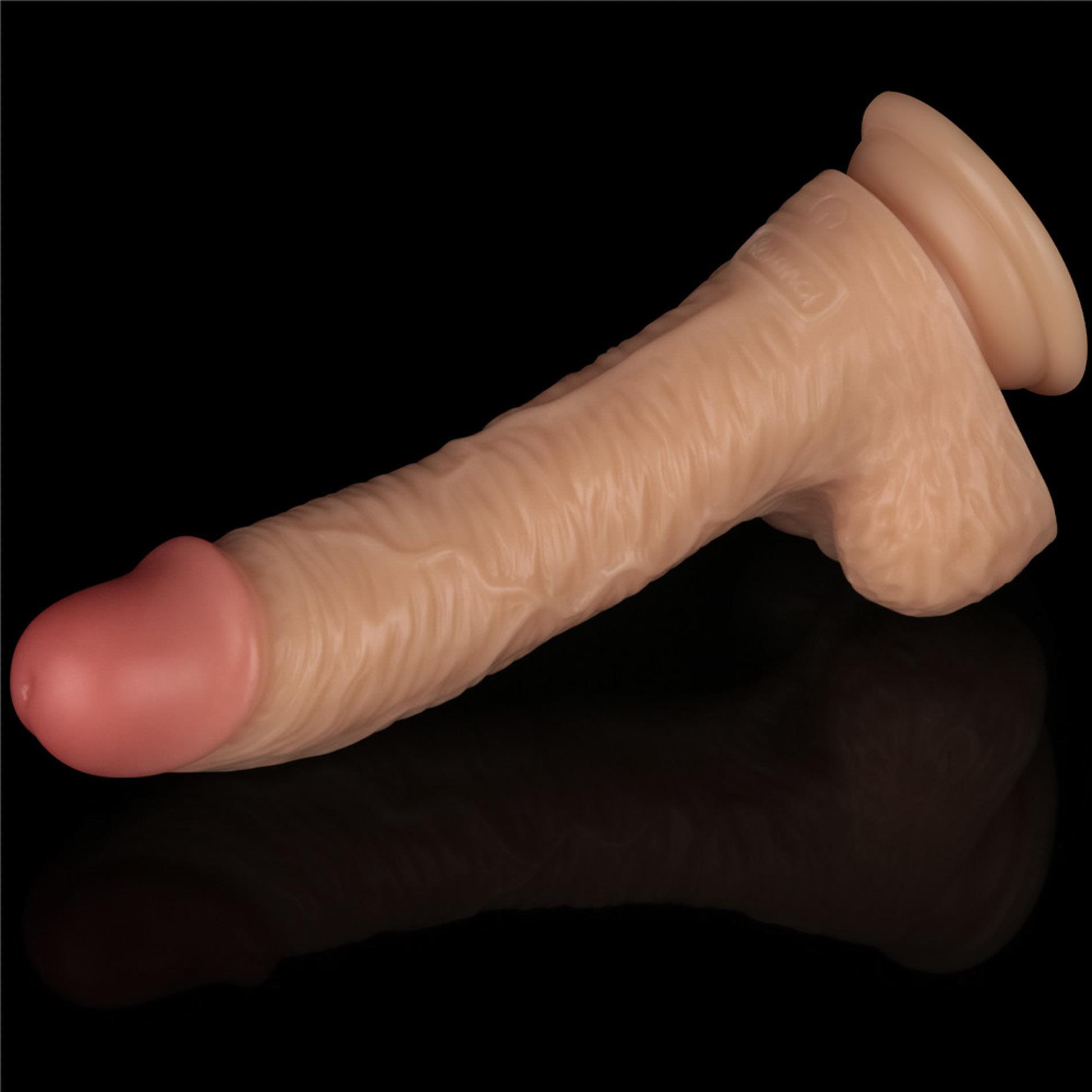 Вибратор Lovetoy Power Basics Cock 8.5'', 21.6 см (телесный)