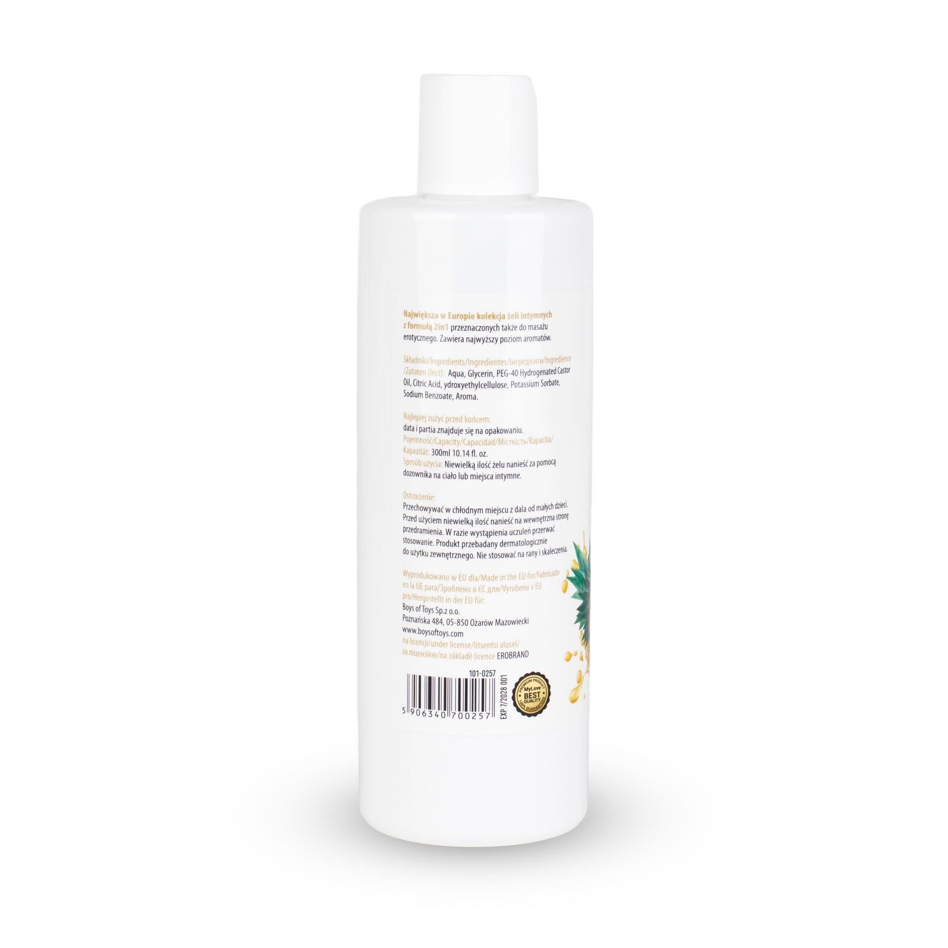 Лубрикант MyLove Aroma Series Intim&Massage 2in1 Pineapple, 300 мл