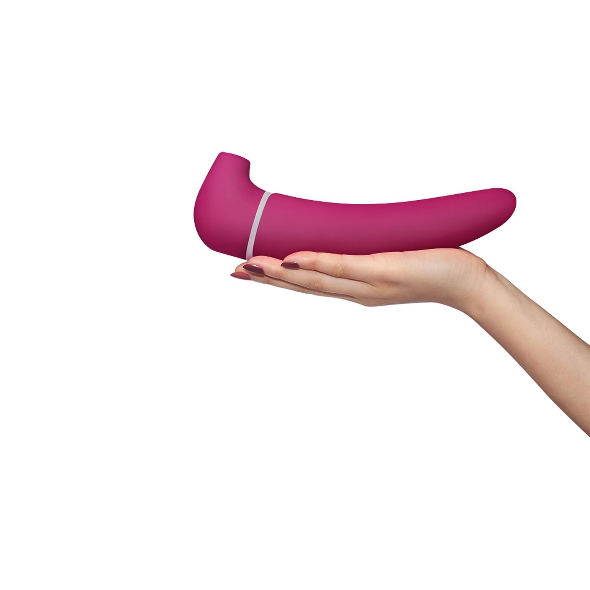 Вакуумный стимулятор клитора с вибрацией Lovetoy Toyz4Partner (розовый)