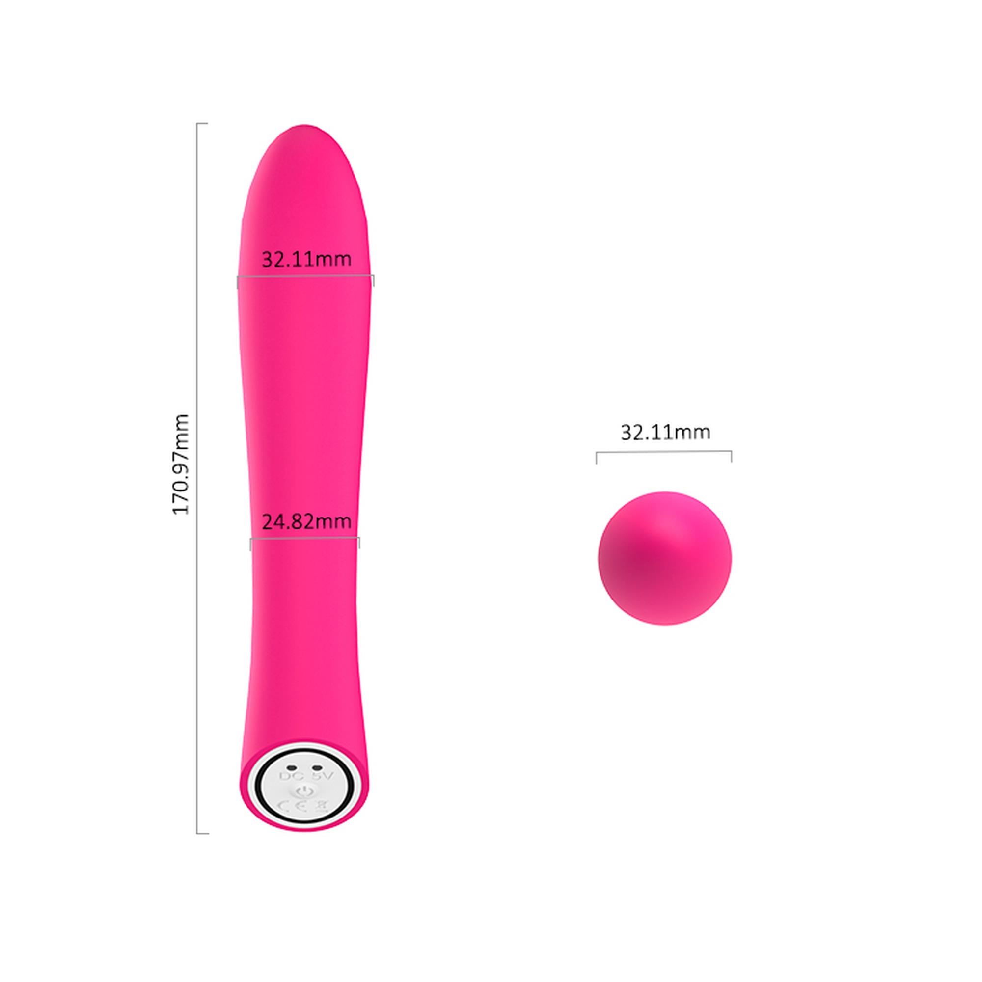 Вибратор B-Series Joy Mistress, 17 см (розовый)