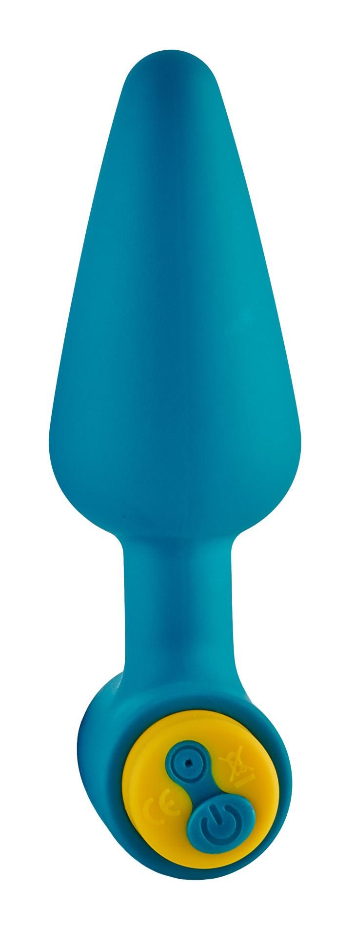 Анальная пробка Dream Toys Wave Buzzer, 10 см (синий)