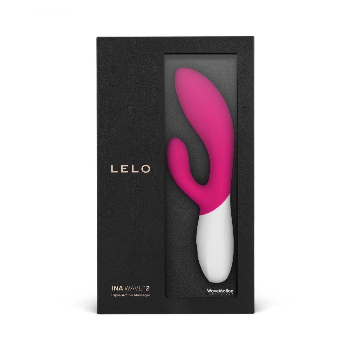 Вибратор-кролик Lelo Ina Wave 2, 20 см (розовый)