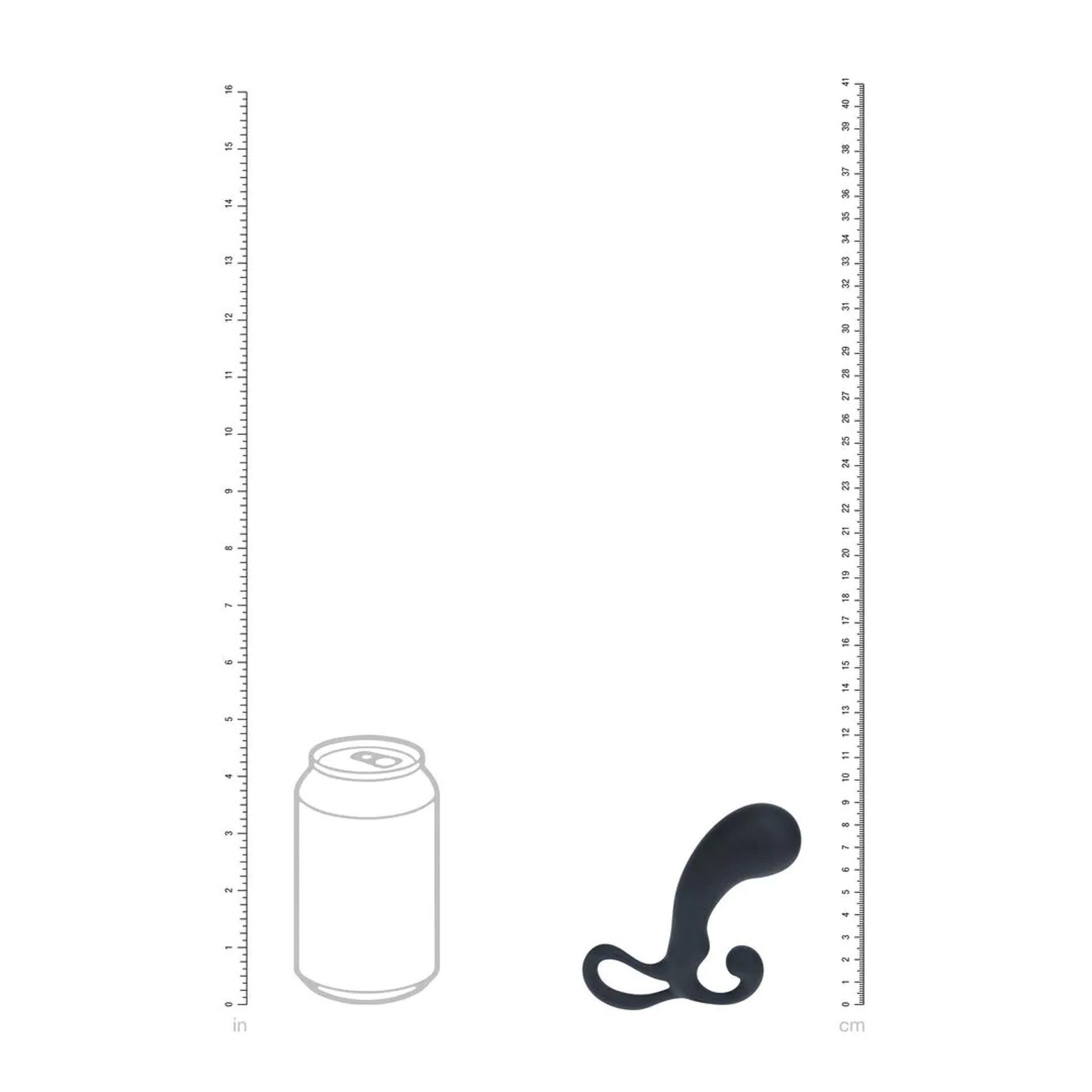 Стимулятор простаты Levelz Bulb with Loop S, 11.3 см (черный)