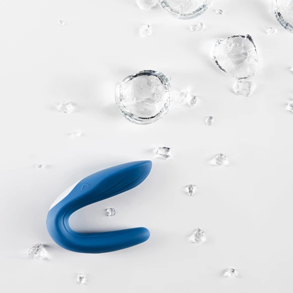Вибратор Satisfyer Partner Whale, 8,7 см (синий)