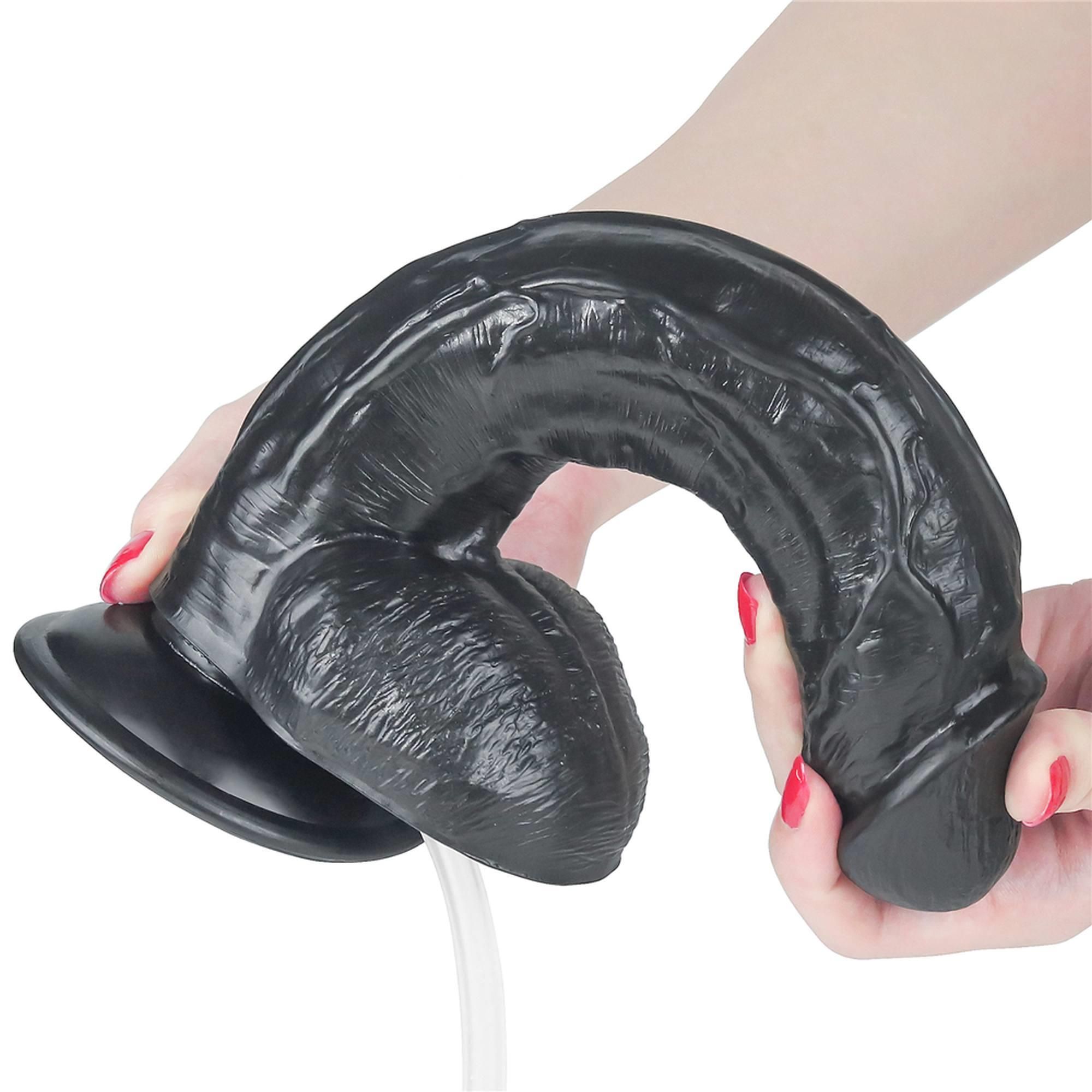 Фаллоимитатор LoveToy,  25,5 см (черный)