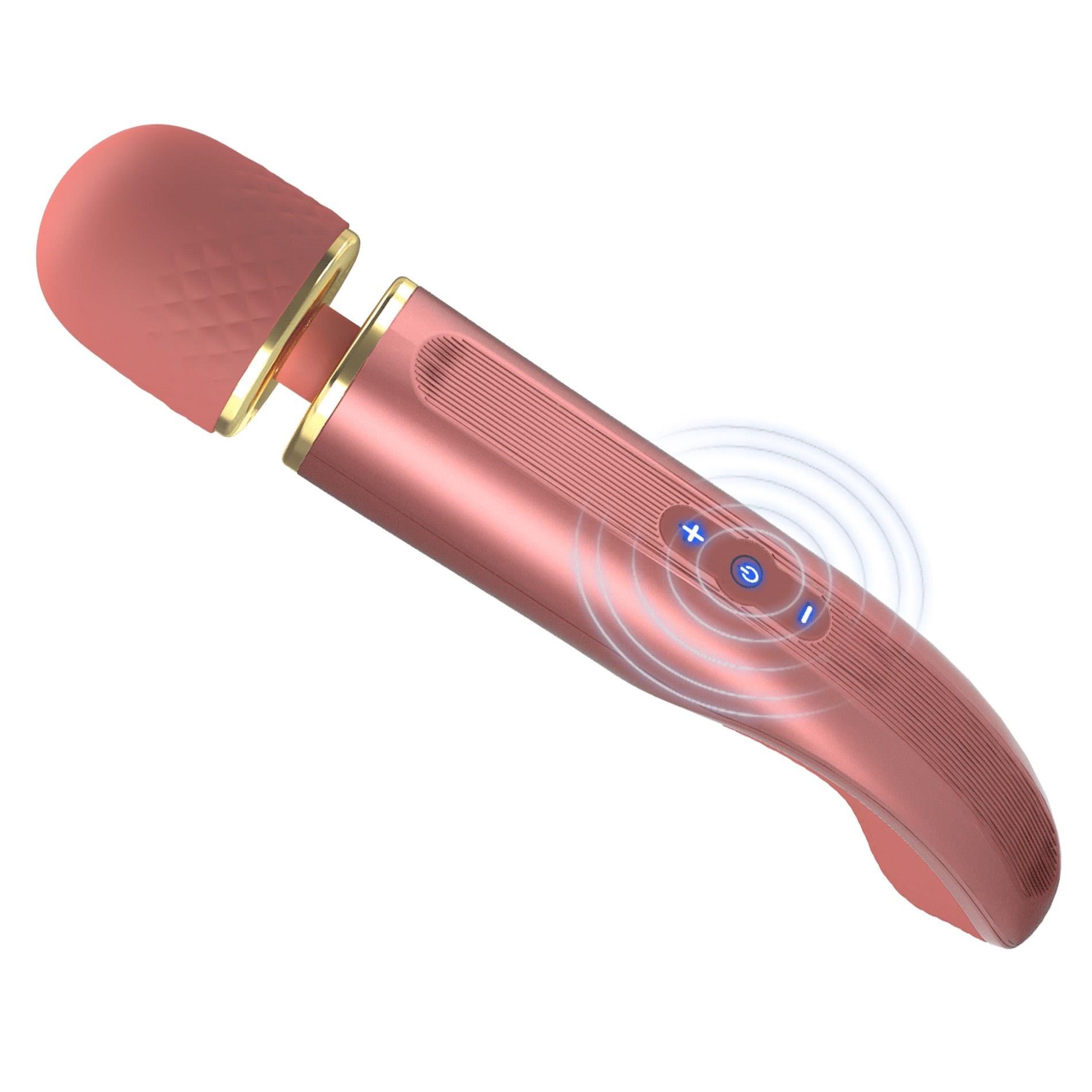Вібромасажер Pretty Love Interesting Massager, 29 см (персиковий)
