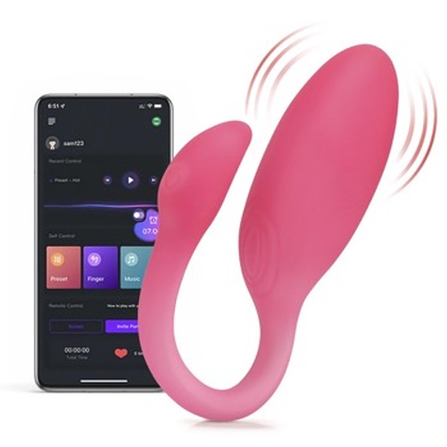 Wibrujące jajko Magic Motion Flamingo Max, 11 cm (różowy)