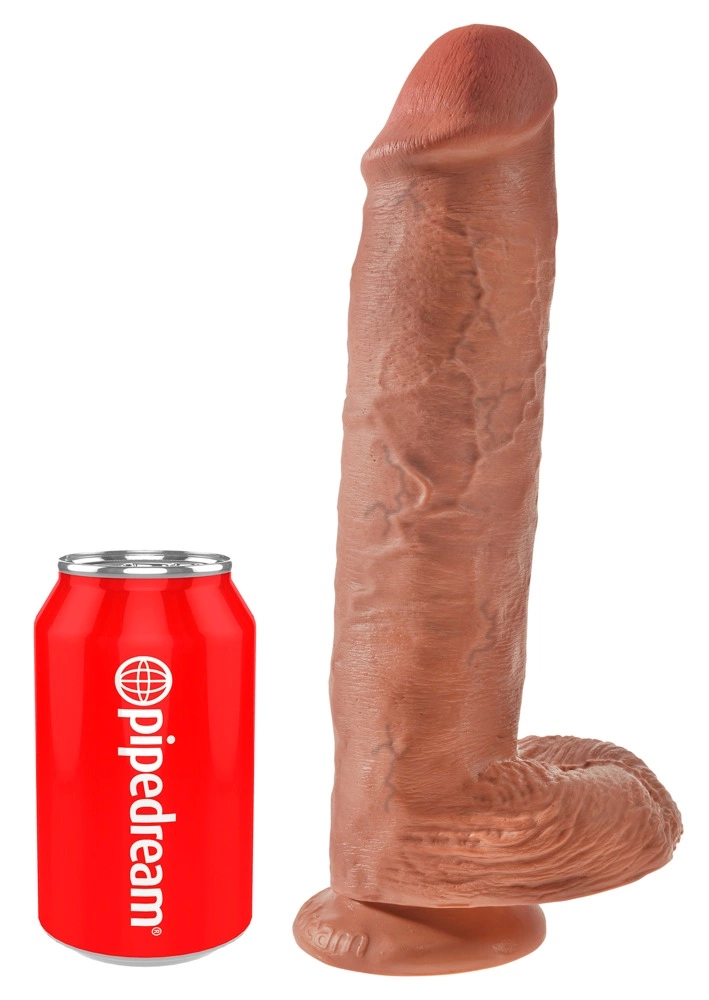 Фаллоимитатор King Cock Cock with Balls, 29,5 см (телесный)