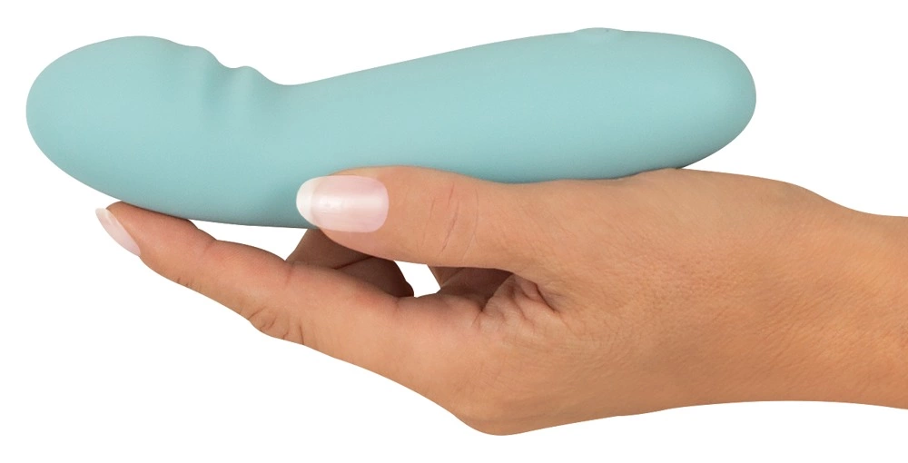 Вибратор Cuties Mini G-Spot, 15.5 см (бирюзовый)