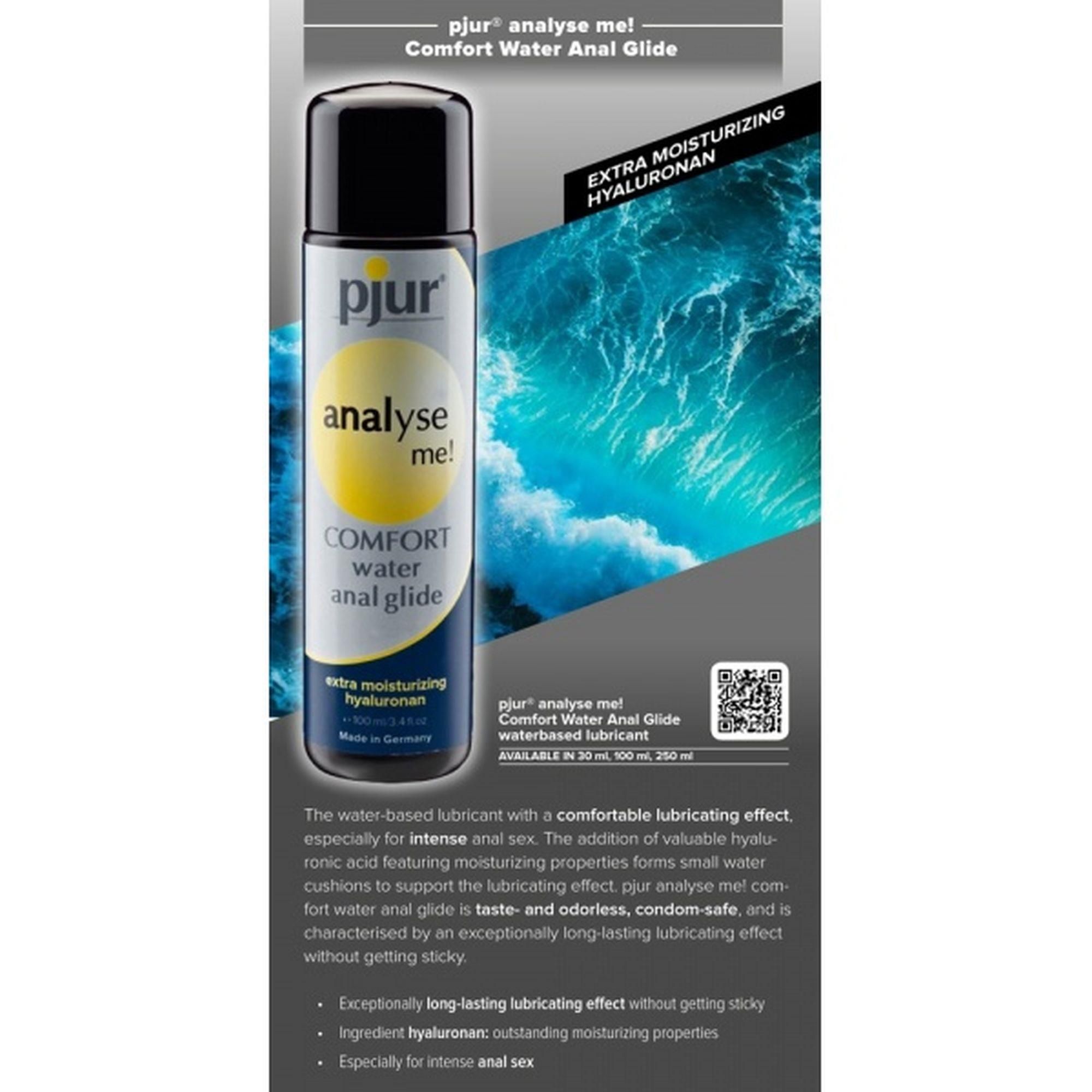 Анальний лубрикант на водній основі Comfort Water Anal Glide, 100 мл