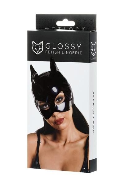 Маска Glossy Ann, OneSize (чорний)