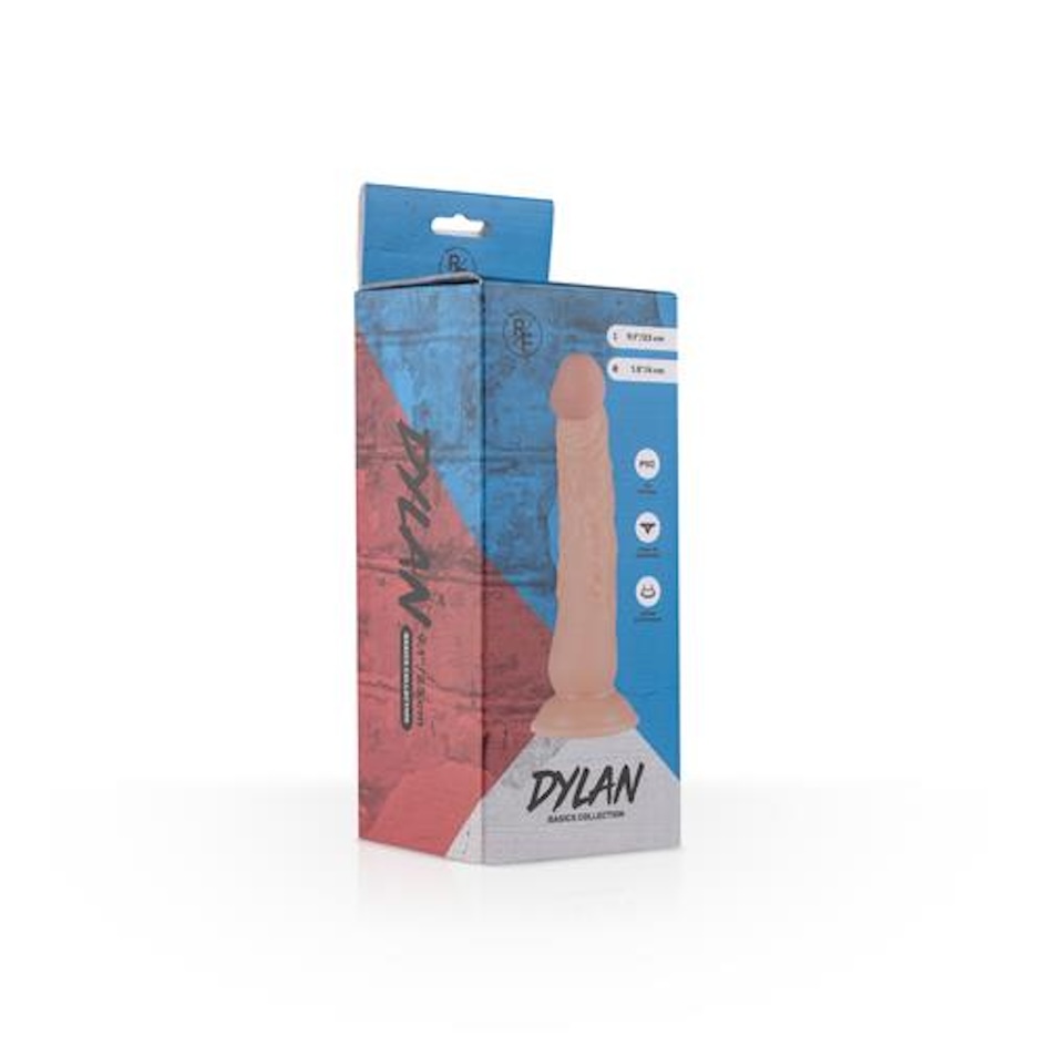 Фаллоимитатор EasyToys Dylan Realistic Dildo, 23 см (телесный)