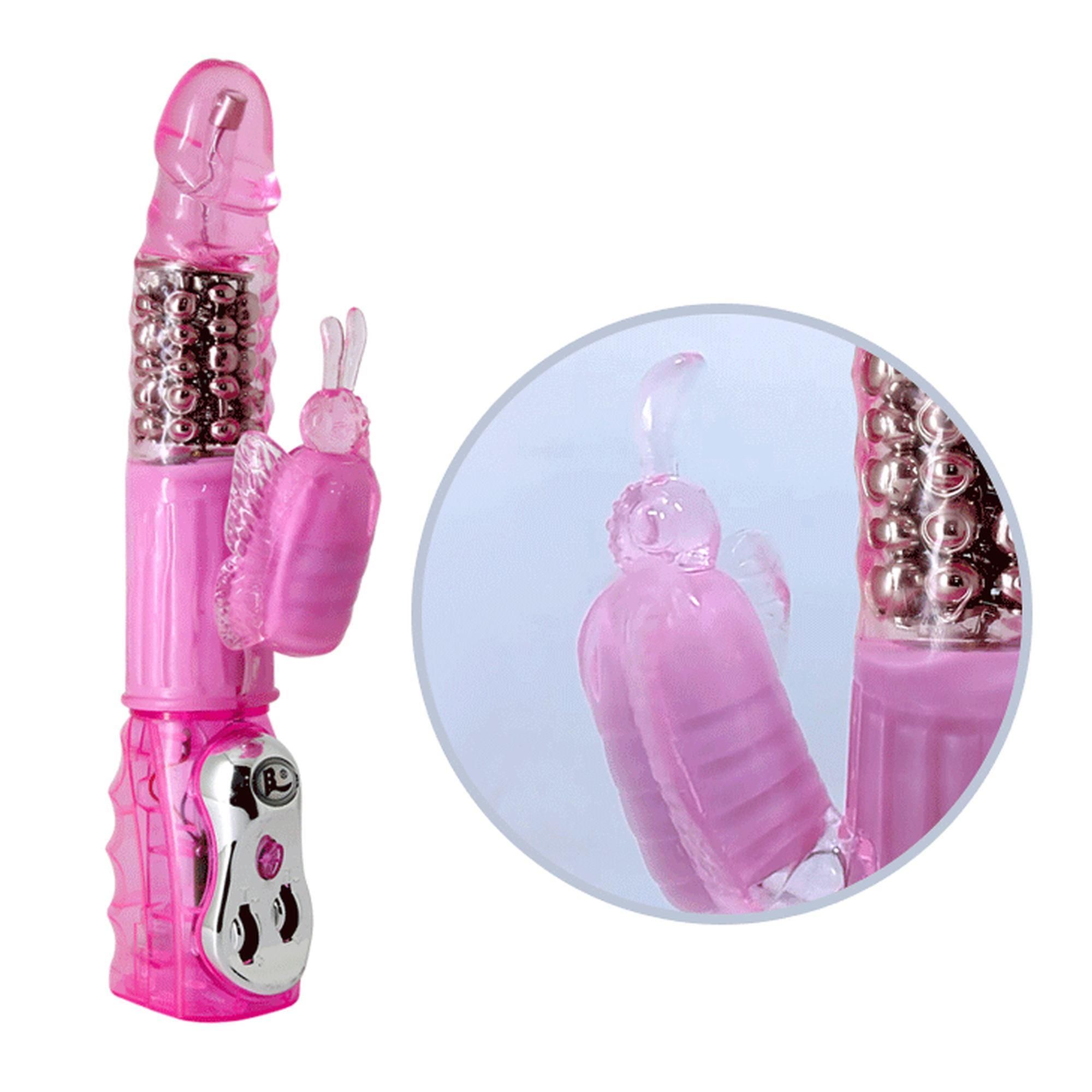 Вибратор-кролик Baile Deluxe Dream Lover, 25.5 см (розовый)