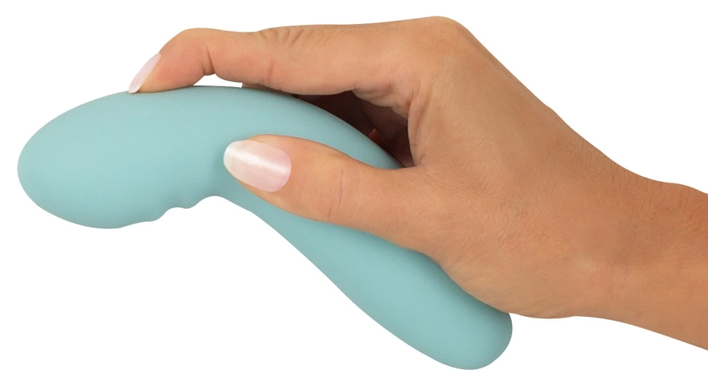 Вибратор Cuties Mini G-Spot, 15.5 см (бирюзовый)