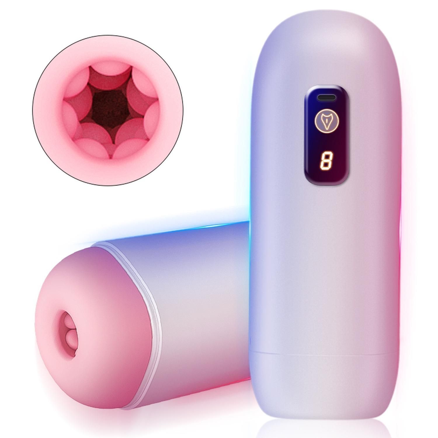 Automatyczny masturbator B - Series Fox USB Rechargeable (różowy)