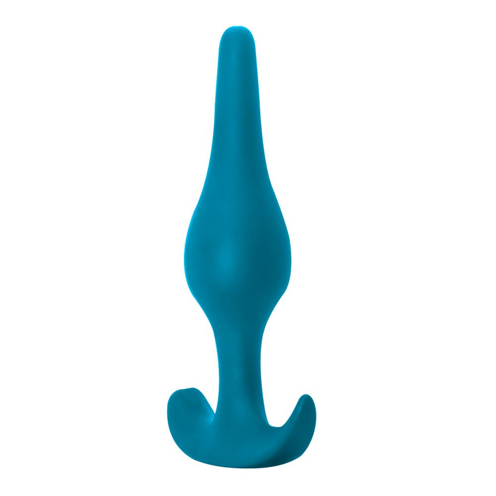 Анальна пробка Lola Games Plug Smooth Aquamarine, 12.5 см (синій)