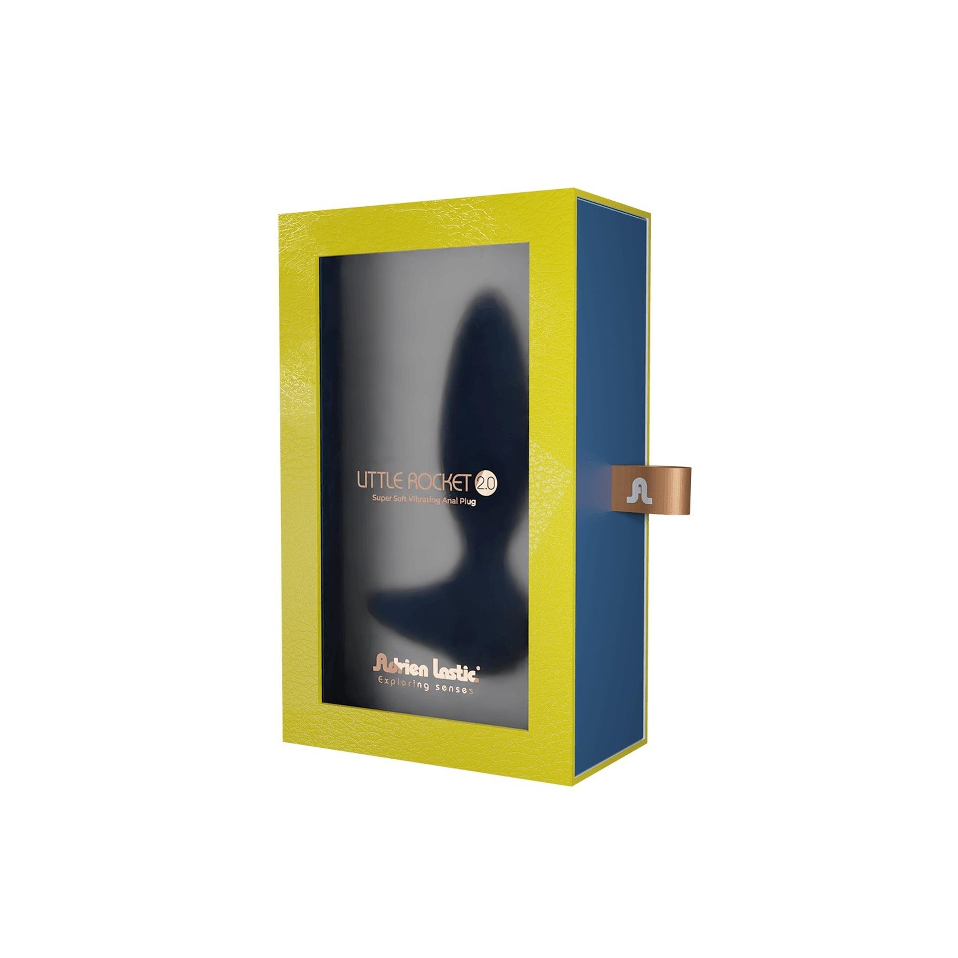 Korek analny Adrien Lastic Exploring Senses Little Rocket 2.0, 13 cm (niebieski)