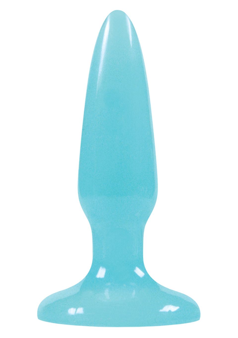 Анальна пробка NS Novelties Firefly Pleasure Plug Mini, 8.1 см (блакитний)