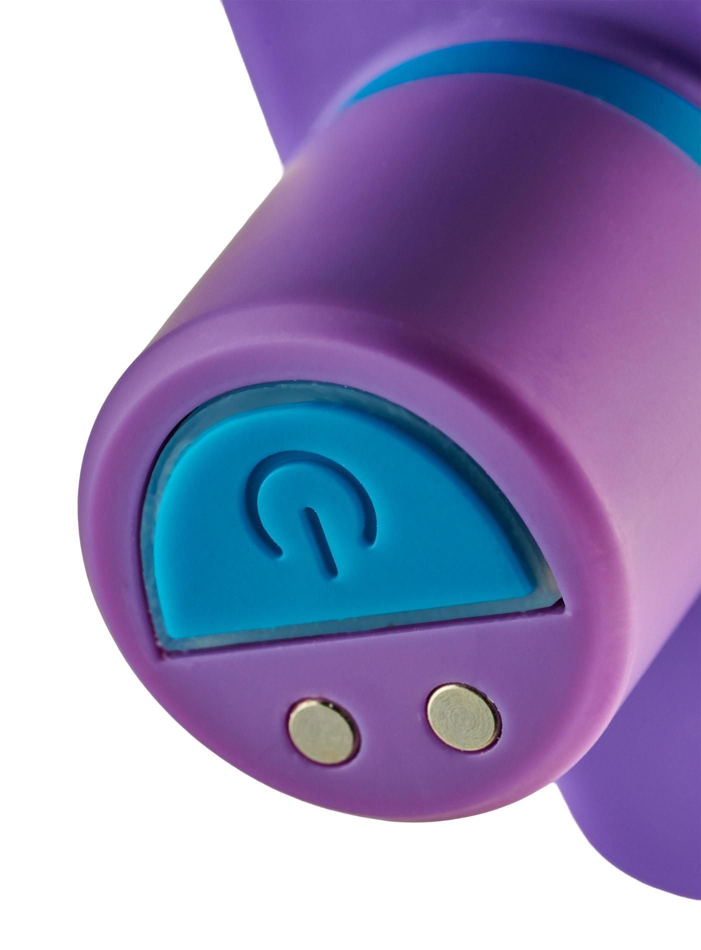 Korek analny Dream Toys Tingling Touch, 13 cm (fioletowy)