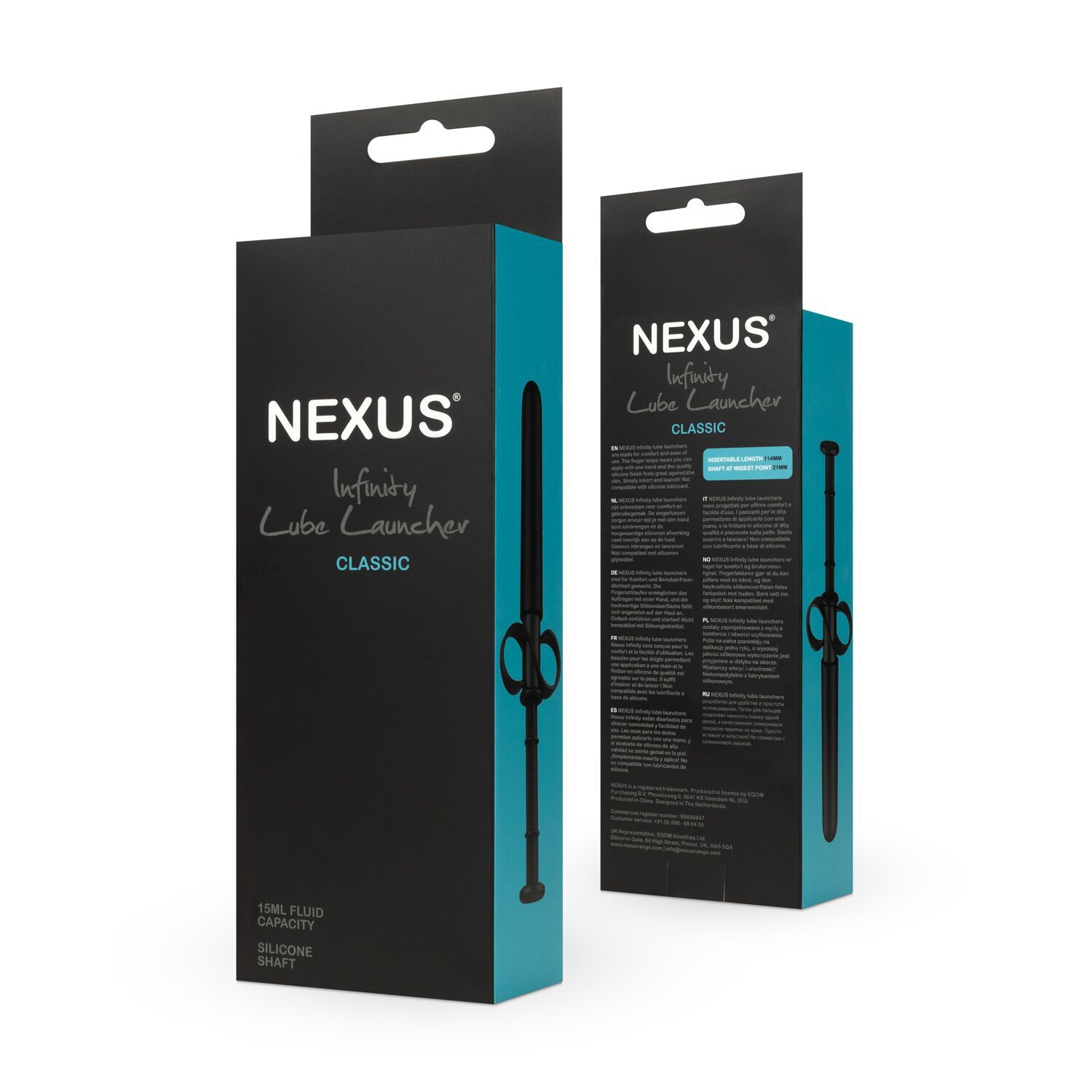 Шприц для лубриканта Nexus Infinity Lube Launcher Classic (черный)