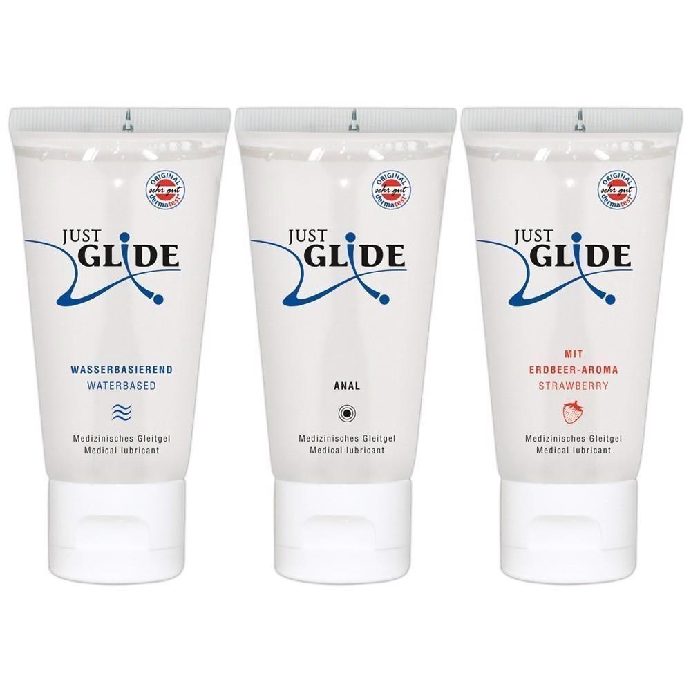 Zestaw lubrykantów na bazie wody Orion Just Glide, 3x200 ml