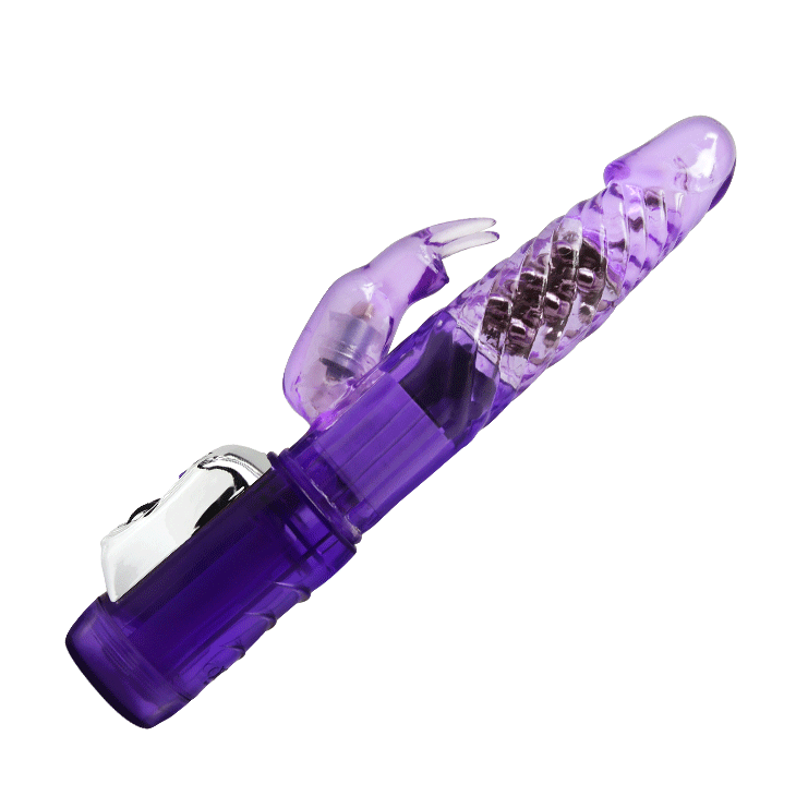 Wibrator królik Pretty Love Persian Elite Rotating, 21.5 cm (fioletowy)